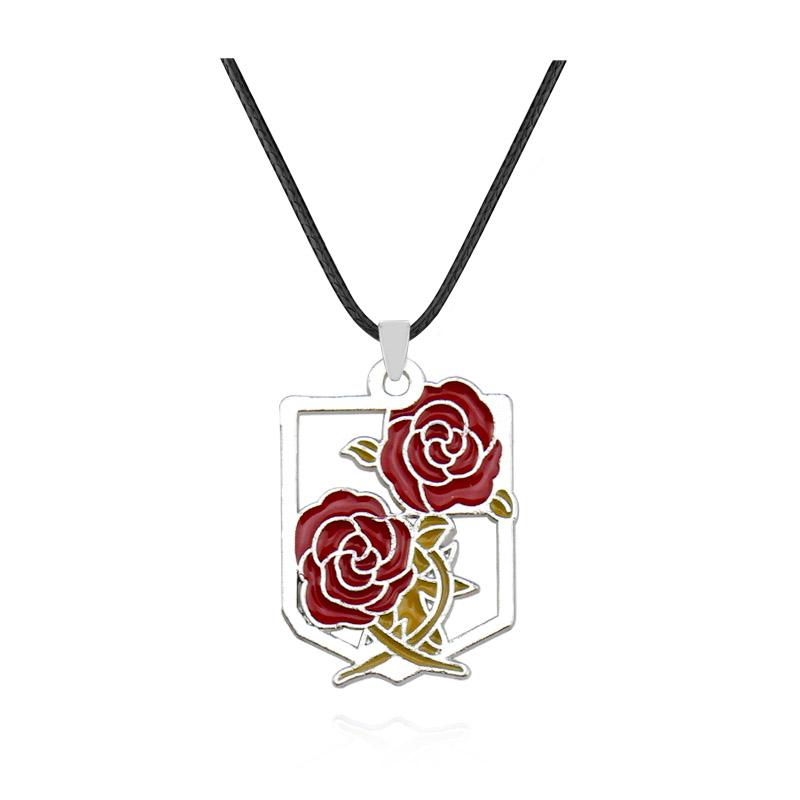 

Аніме Shingeki No Kyojin Necklace Attack -Titan Necklace Wings of Liberty Підвіски Намиста Косплей Ювелірні вироби Нашийники