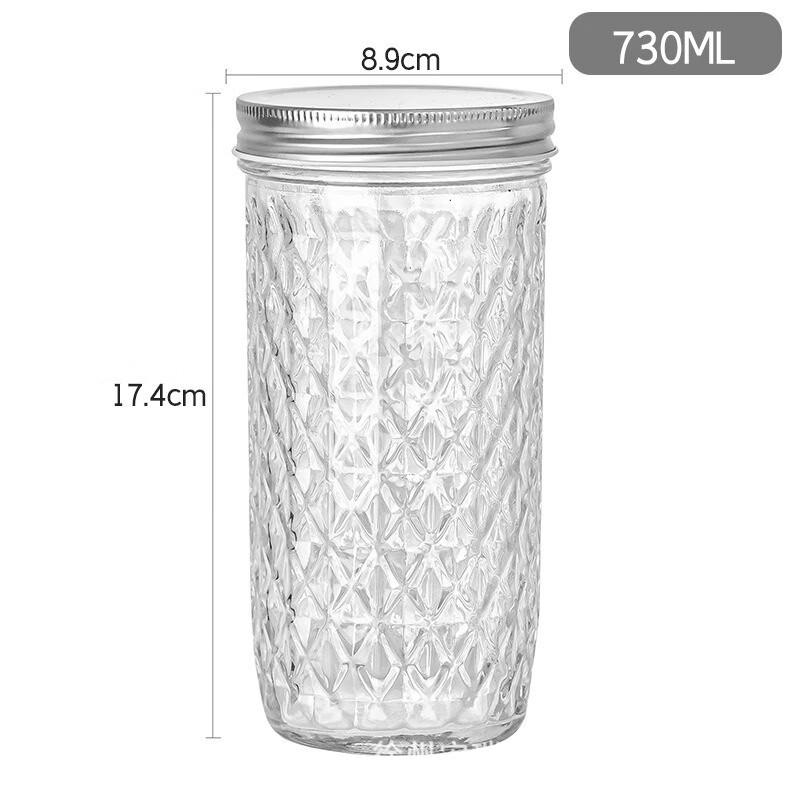 Steamable Glass Food Storage Jar