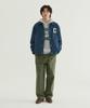 COVERNAT Wide Back Satin Fatigue Pants Olive
