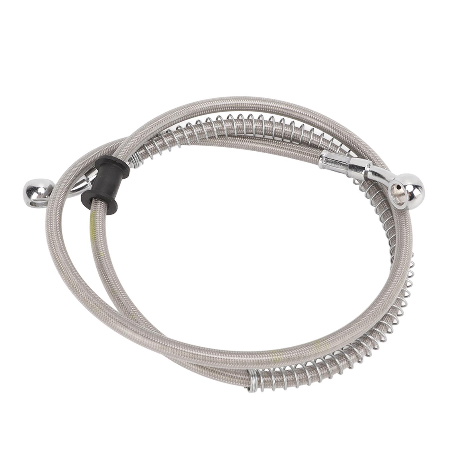 

Мотоциклетный тормозной шланг Чувствительное торможение Хорошая теплоизоляция Тормозной фитинг из плетеной стали для 120cm / 47.2in