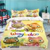 Waybuloo Adventures 3PCS Bedding set,Ideal for 1pc Duvet Cover And 2pcs Pillowcases Perfect for Fan gift,Ideal for Bedroom, Dormitory