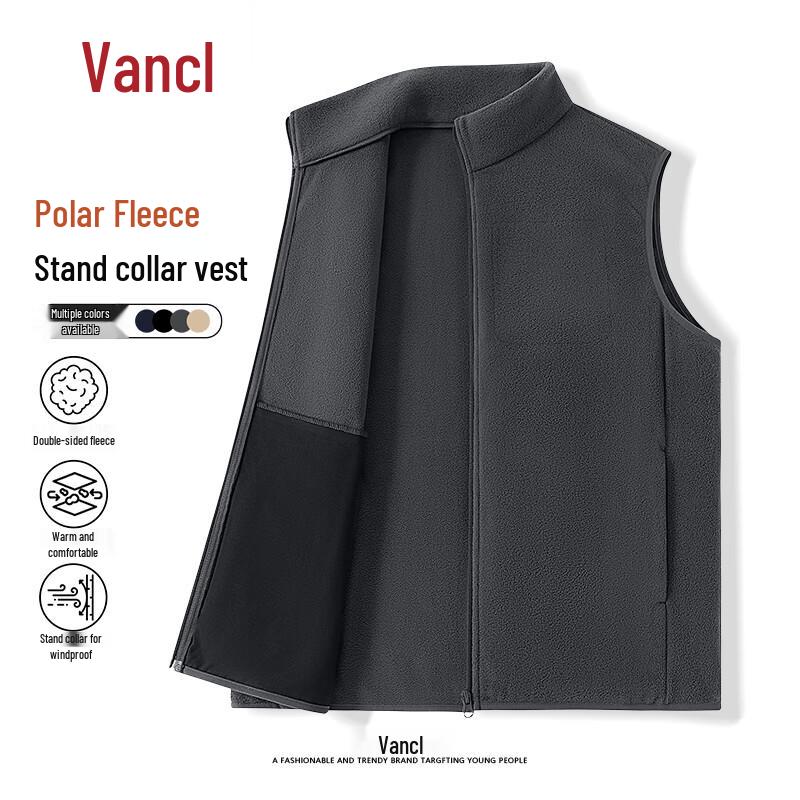 

VANCL Men s Winter Warm Fleece Vest 3XL