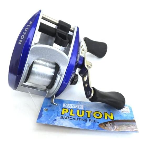 Smelt double shaft reel PLUTON navy blue