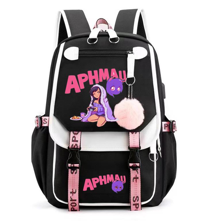Large Capacity Schoolbag with Shoulder Strap; Student Three-piece Pencil Case Set