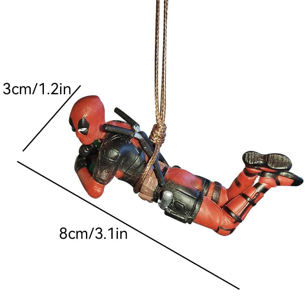 Deadpool Car Rear View Mirror Hanging Accessories for Office Home
