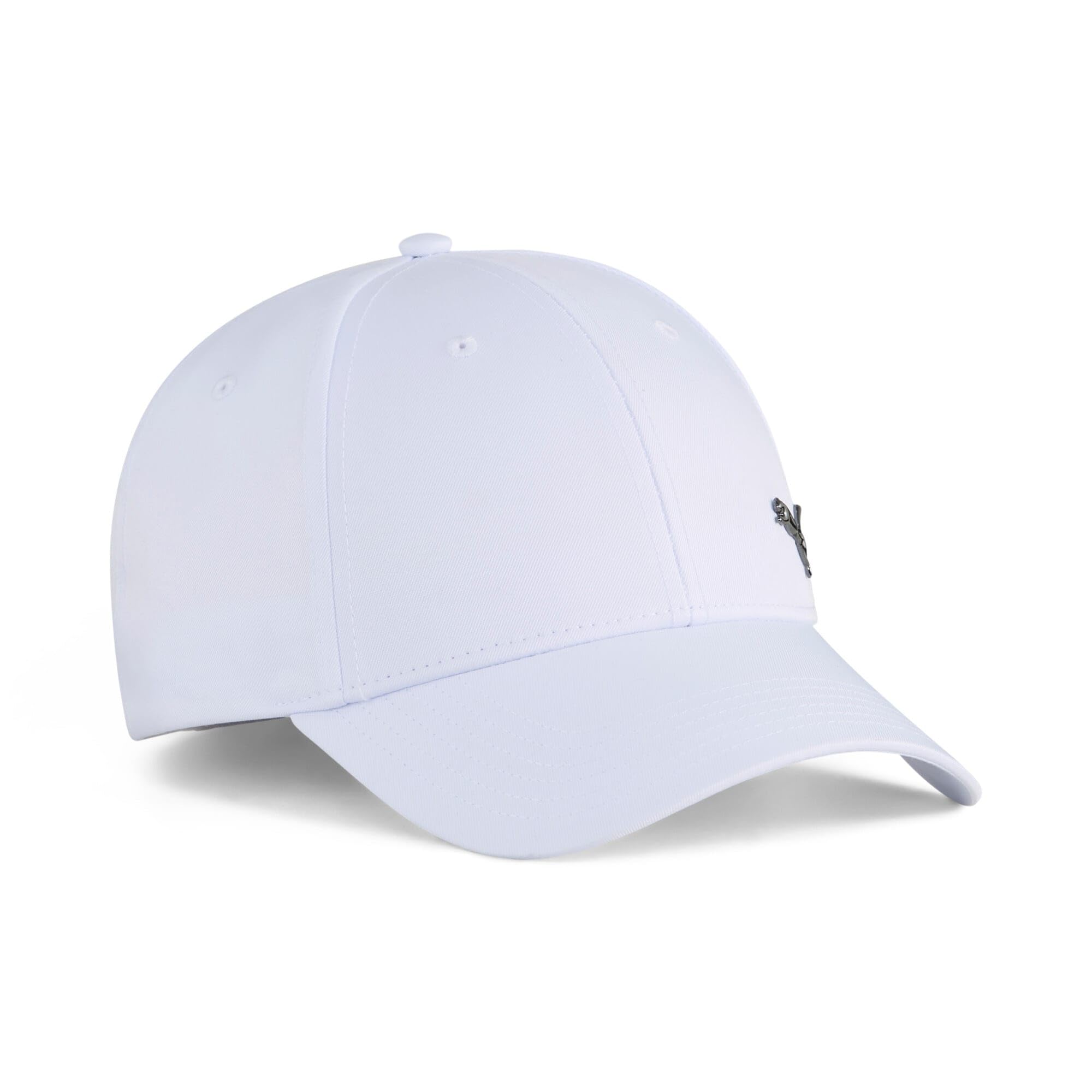 PUMA ESS Metal Cat BB Baseball Size Medium Cap, White, 07,