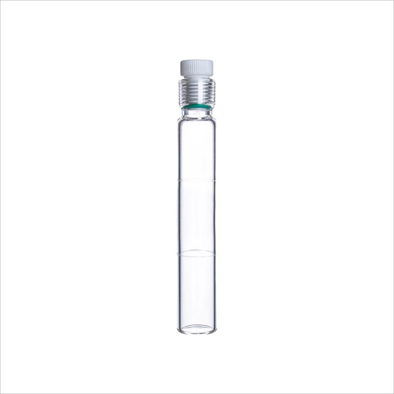 Pressure-Resistant Glass Sample Vial with PTFE Screw Cap