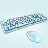 MOFII Motehand 2.4G Wireless Keyboard & Mouse Set - SWEET Colorful Lipstick Design