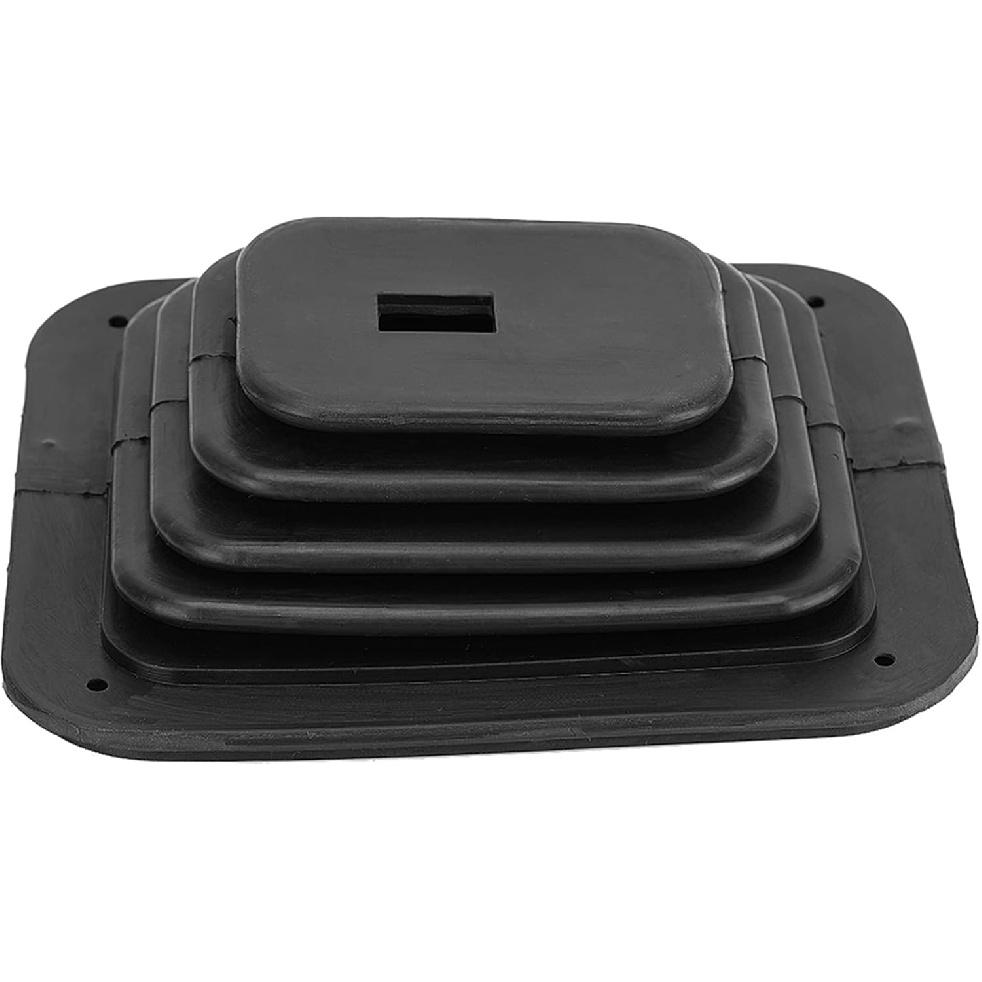Car Gear Shift Cover Dust Proof, Thick Rubber Gear Shifter Boot Seal Cover for GM350 Automatic Manual Gear Stick Cover Replacement Dust Cover Shifter