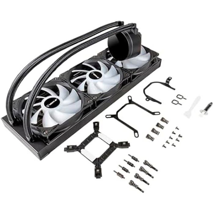 Refroidissement liquide - unykach - aquastorm 360 - compatible intel/amd - aluminium/cuivre - noir