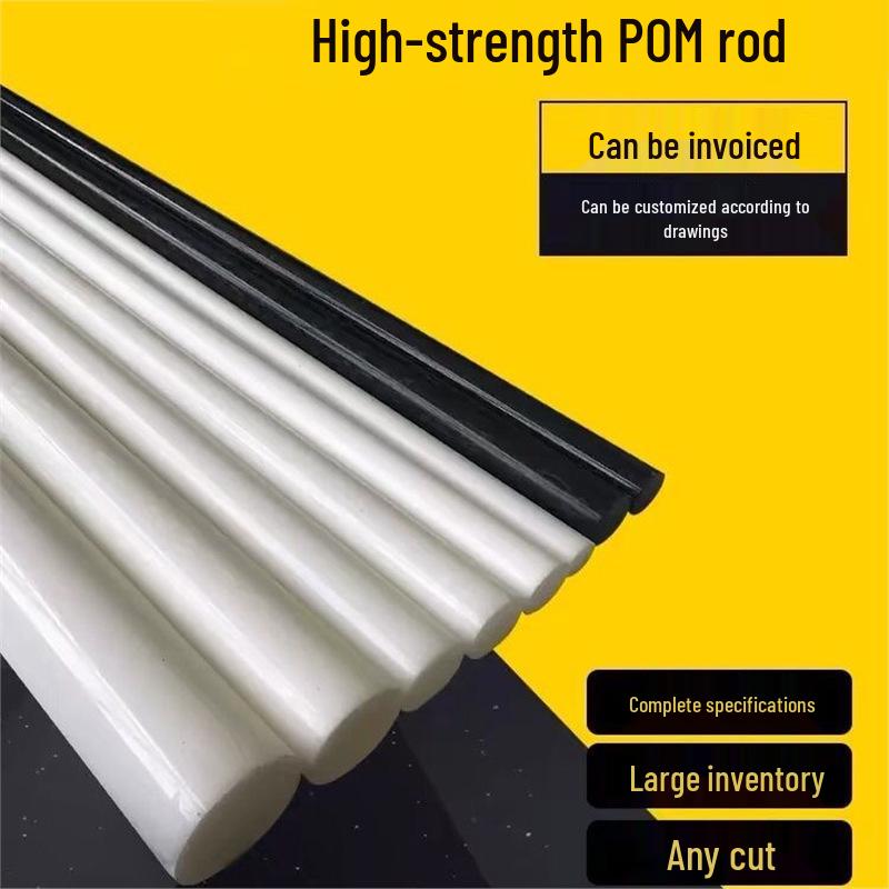 

Imported Anti-static POM & Steel Black/White Round Rod for Machining Parts Black POM Rod Ø65x1000mm