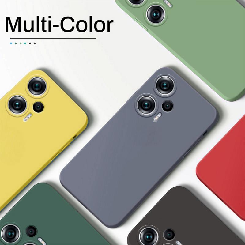 For Poco F5 PocoF5 Pro Case Liquid Silicone Shockproof Soft Cover For Xiaomi Poco F5 Poco F 5 Pro F5Pro PocoF5 Phone Cases