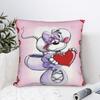 Cartoon D-Diddl Pillow Case  Graphic Pillow Cover For Sofa Couch Bed Living Room Kawaii Pillowcases