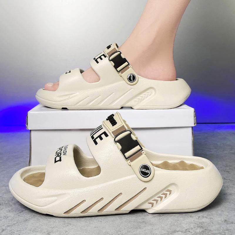 

НОВЫЕ мужские массажные тапочки, сандалии для отдыха на природе, пляжные удобные мягкие шлепанцы, повседневная обувь, мужские сандалии для отдыха в помещении, большой размер 47 48 39-40