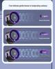 100-Speed Digital Display Desktop & Wall-Mount Rechargeable Fan for Home, Dorm, & Outdoor Use