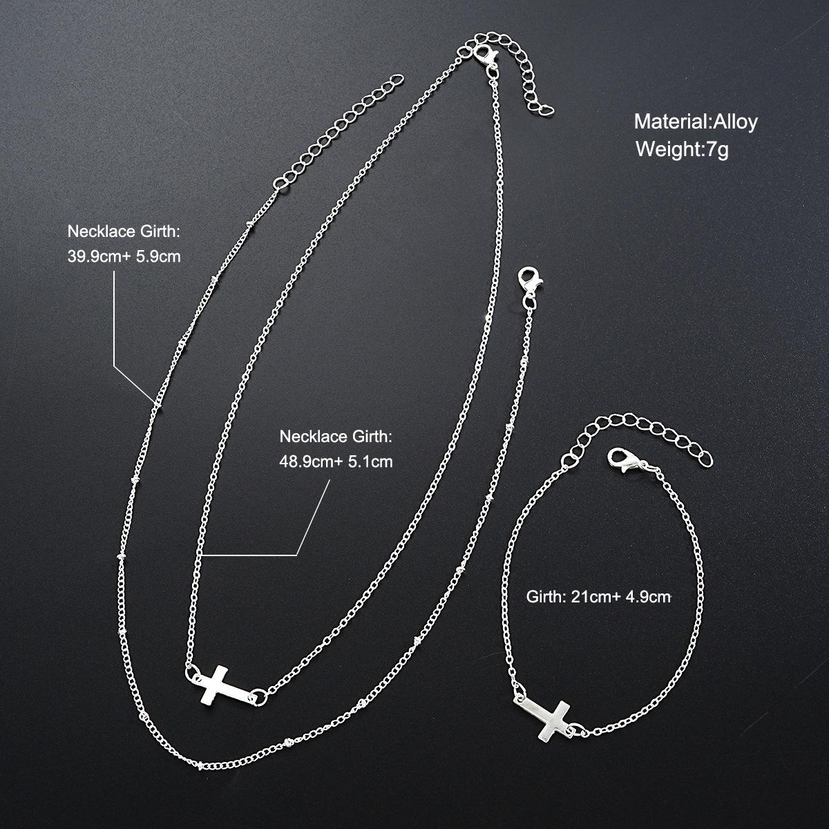 

Минималистичный мужской набор украшений из нержавеющей стали - Новый креативный стиль