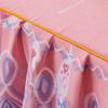 3pcs Set Skin-friendly Lace Bedspread Princess Double Layer Lace Bed Sheet Anti-slip Bed Cover with 2pcs Pillowcase