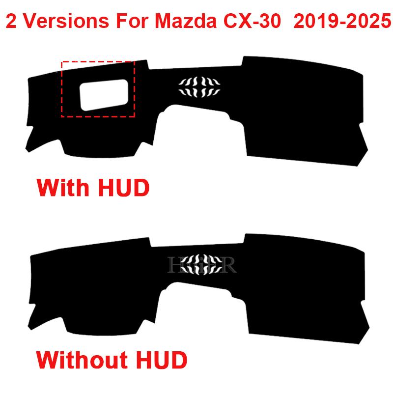 For Mazda CX-30 CX30 2019 2020-2026 2026 2026 2026 Car Dashboard Cover Avoid Light Pad Sun Shade Anti-UV Carpets Mat Accessories
