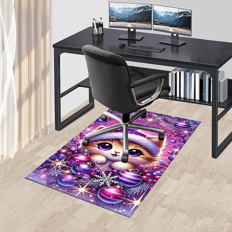1PC cat ornament Extra Large Non Slip Floor carpet, Office, family, Studio   Large Area Rug Indoor Rugs, Bold Statement Piece