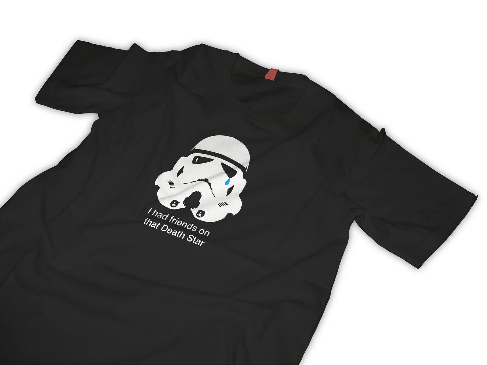 Star Wars T Shirt Stormtroop & Death Star XS