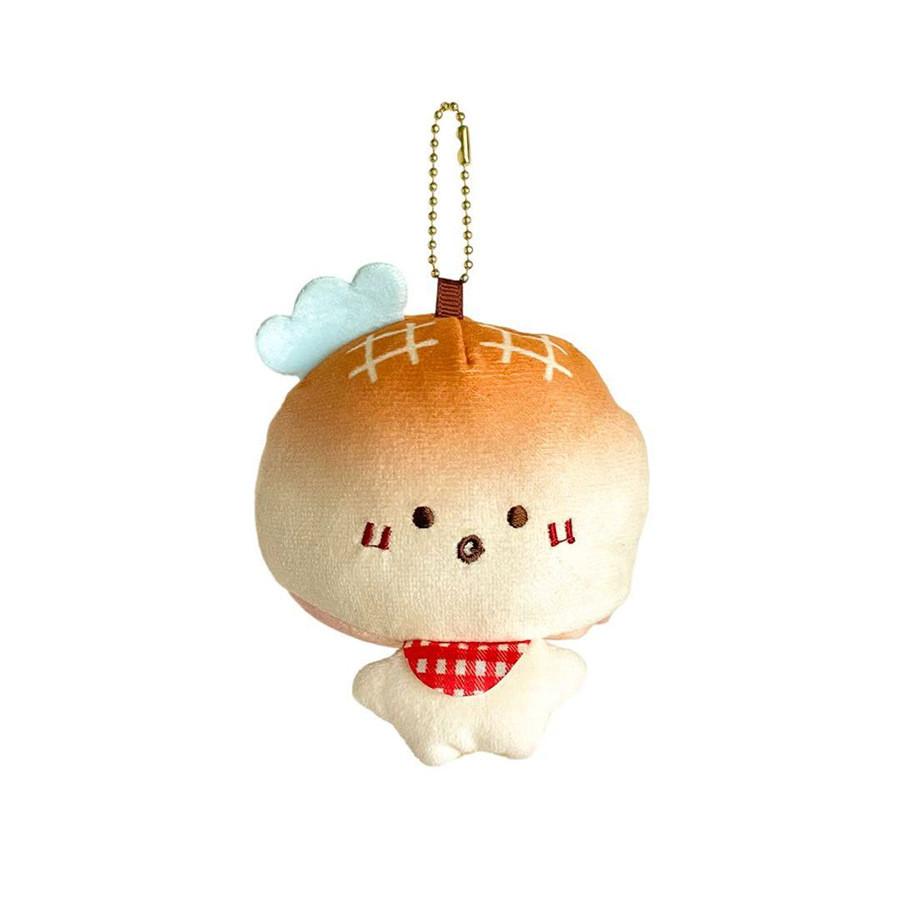 Flip Bread Doll Plush Toy Soft Fill Keychain Backpack Decorative Gift Pendant