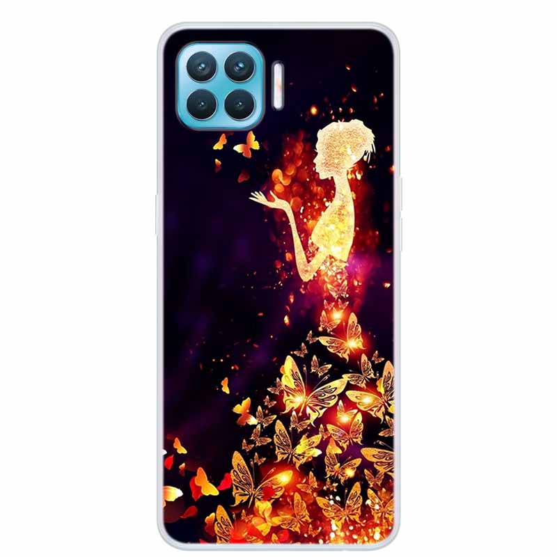 For OPPO Reno4 Lite Case Reno5 Lite Shockproof Soft silicone TPU Back Cover For OPPO Reno 5 4 Lite Phone Cases Case Cute Cartoon