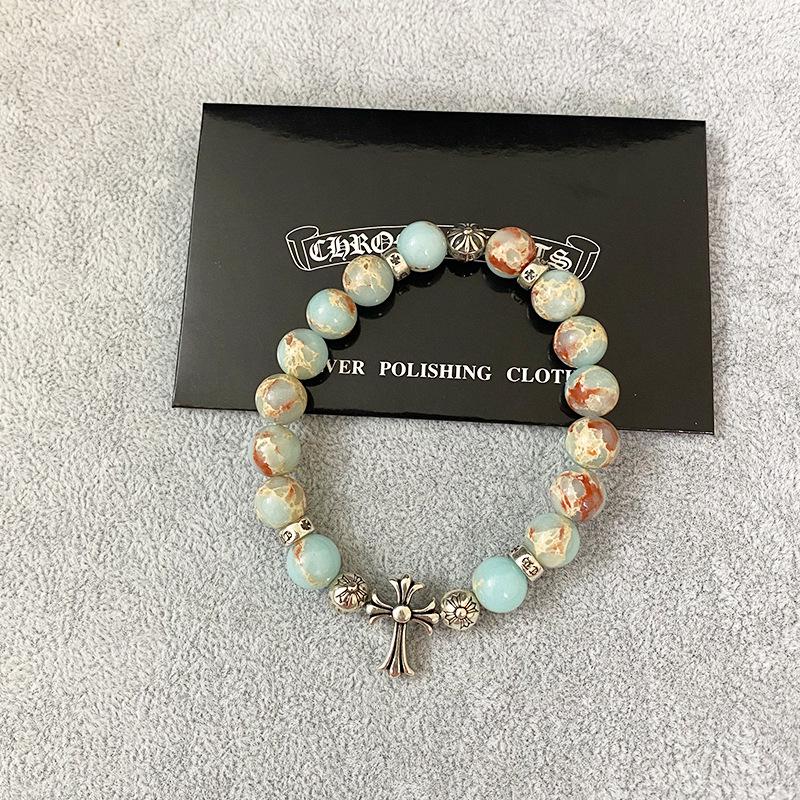 

Shoushan Stone Unisex Cross String Bracelet - DIY Accessories, Birthday & Christmas Gift 18cm