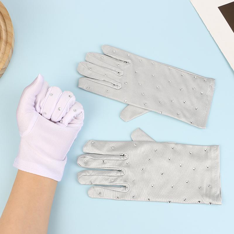 1 par skinnende kunstløphansker votter vaskbare hansker hurtigtørkende voksen skøyteoppvisning