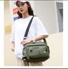 Borsa a tracolla da uomo in tessuto Oxford Casual da viaggio Crossbody)Borsa Grande Capacità Borsa Quadrata Piccola per Mezza Età Borsa degli Attrezzi