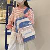 Schoolbag schoolbag for female junior high school students Large capacity Harajuku ins Japanese backpack for college students Simple high 