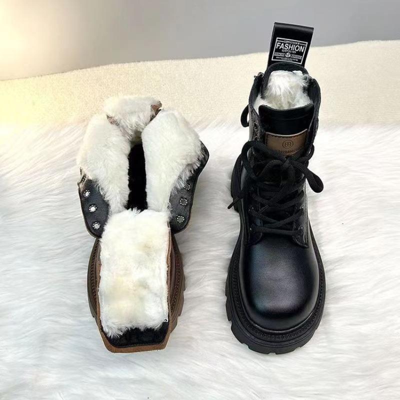 

Универсальные платформенные ботинки Мартина на двойной молнии для женской осени и зимы, новые ретро, увеличивающие рост и подчеркивающие высоту женские короткие ботинки 40