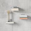 Umbra Wall Storage Wall Shelf Decorative Shelf Wall Mounted Silver L Size CONCEAL 21005073560 3-Pack