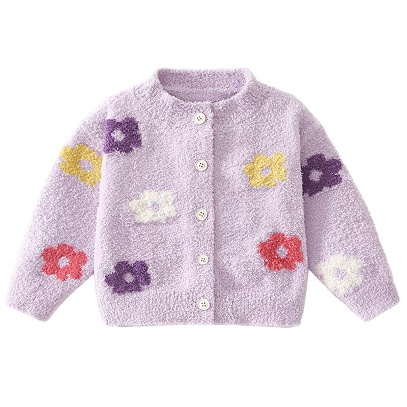 Banxidi Girls' Polka Dot Knit Cardigan