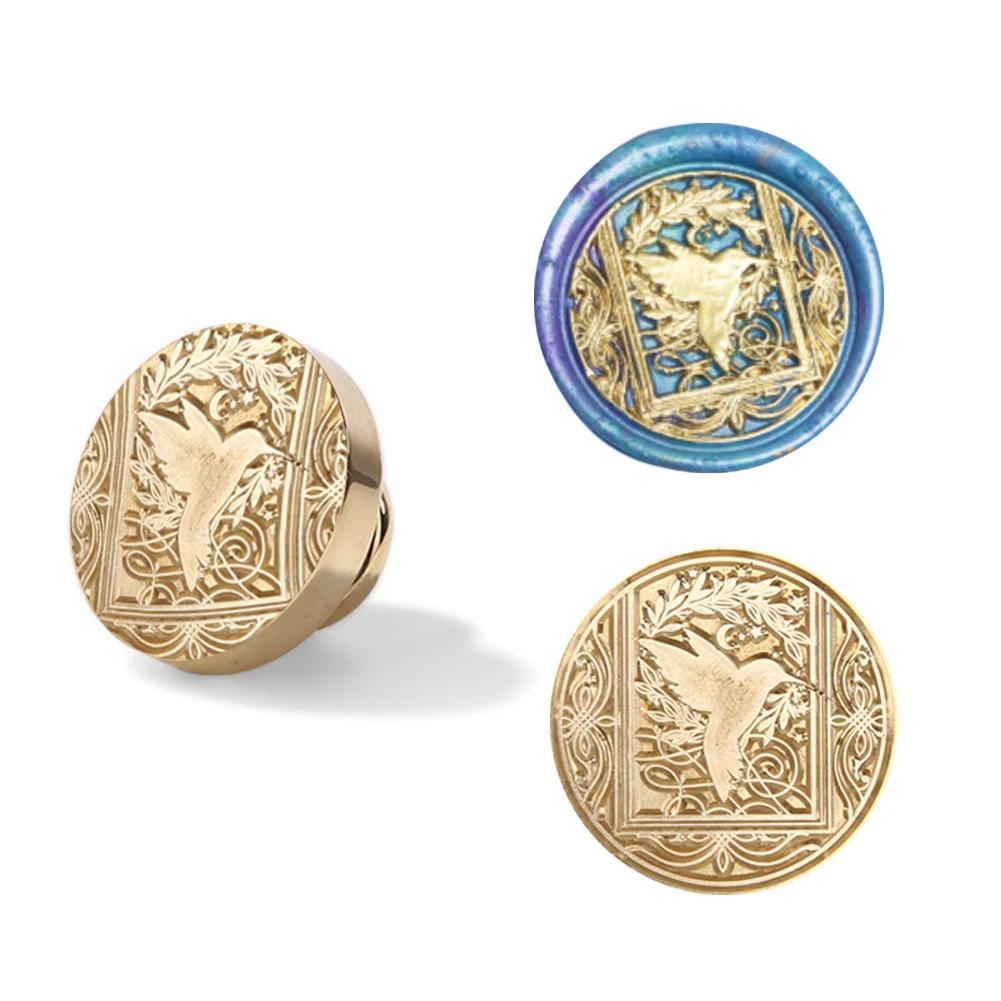 Винтажная Звезда Животное Сургучная Печать Свадебная Медная Печать Круглая Печать для Сургуча