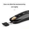 Original Car Paint Surface Piano Black Car Key Shell For Porsche Panamera Cayenne 911 Macan 718 Key Cover Fob Holder Accessories