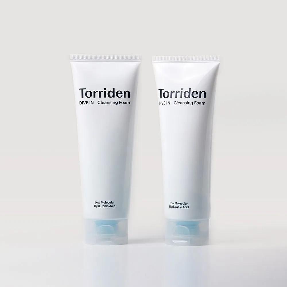 [Pack of 2] TORRIDEN Dive-in Low Molecular Weight Hyaluronic Acid Cleansing Foam 150ml