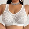 Non‑Padded Thin Full‑Cup Lace Coquette Plus‑Size Underwear Tank‑Style Wire‑Free Bra