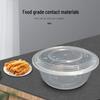 Large Disposable Plastic Food Container with High Lid