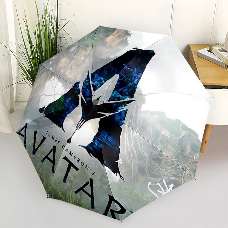 

1pc Avatar Automatic Folding Umbrella - 8-Rib Automatic Open/Close, Portable Collapsible Compact Umbrella yy251218026