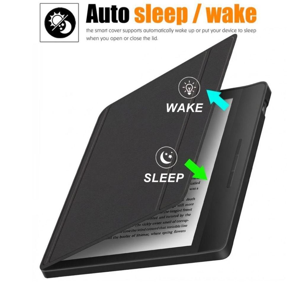 Auto Wake/Sleep Hülle Magnetisches Split-Design e-Reader Cover Abnehmbare Stoßfeste Schutzhülle für KOBO Libra Color/2 7 Zoll