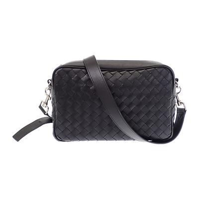 Bottega Veneta 755925V2HL18803 Omuz Çantası siyah Dana Derisi erkek