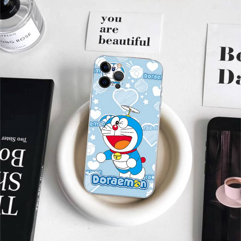 Cartoon D-Doraemons Fit For IPhone 16 15 Promax Phone Case IPhone 14 11 12 High End 13 Pro Silicone
