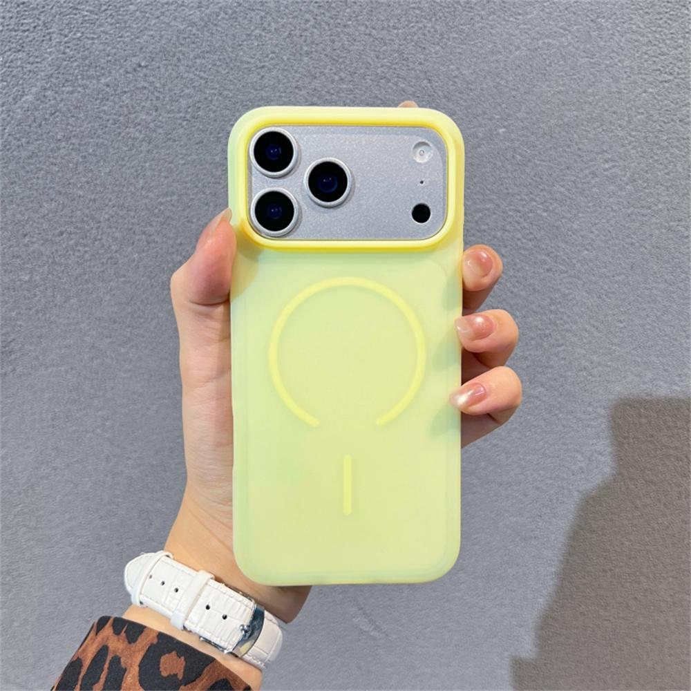 For Magsafe Ice Mist Liquid Matte Case For iPhone 17 16 15 14 13 Pro Max Translucent Magnetic Wireless Charging Shockproof Cover
