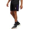 Adidas Striped Print Lace-Up Sports Shorts Men Bottoms Black HS8517
