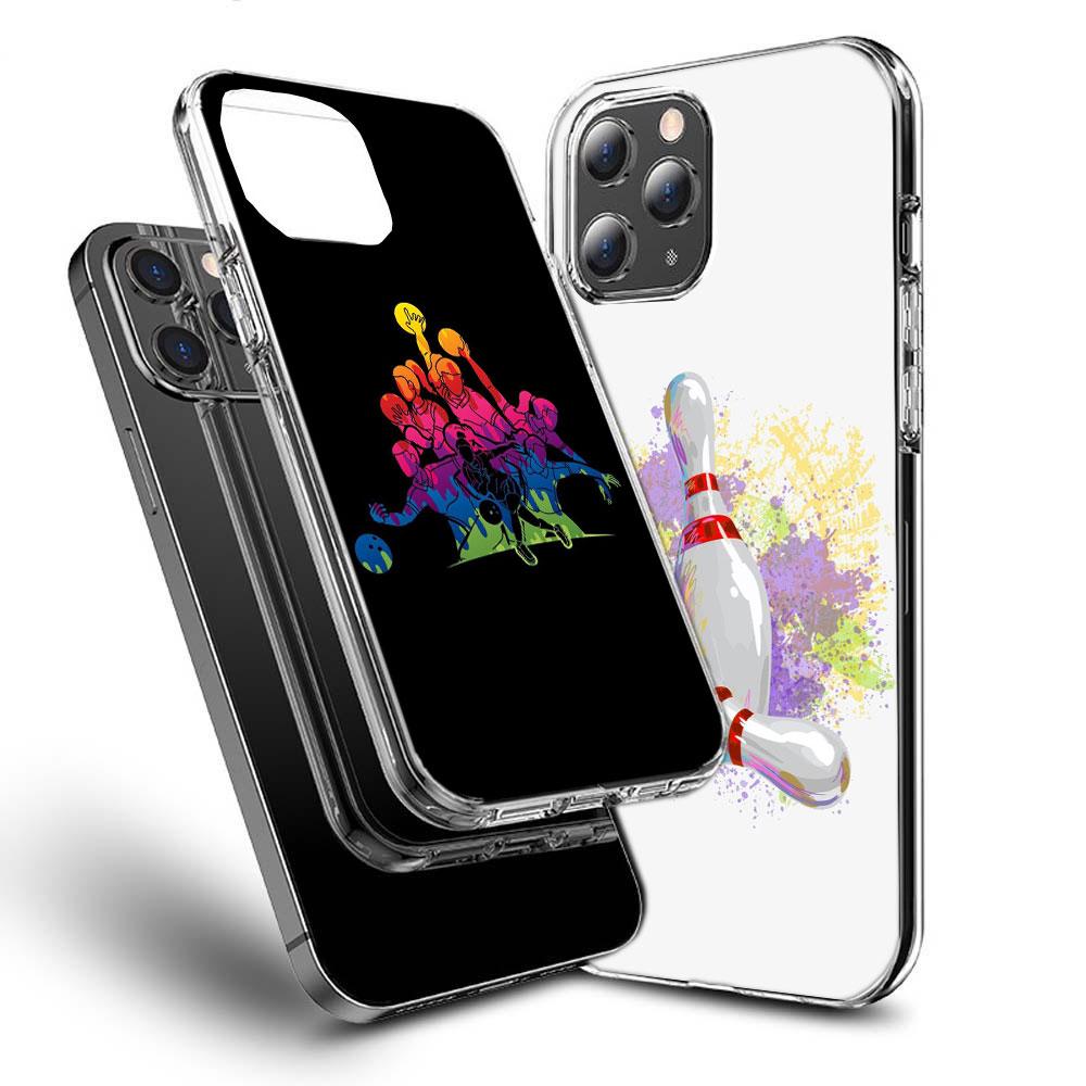 Bowling Entertainment Activities Phone Case For Iphone 16E 15 Pro 14 Plus 17E 16 17 Pro Max Air 11 12 13 Mini Shockproof Capa