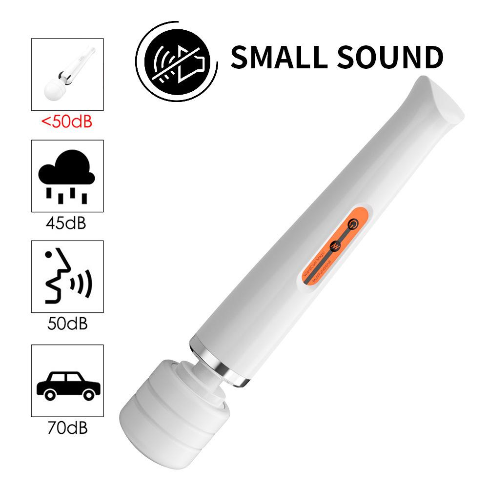 Powerful Multi-Frequency Vibrating Wand Massager for Women - Large Erotic Self-Pleasurer Adult Toy