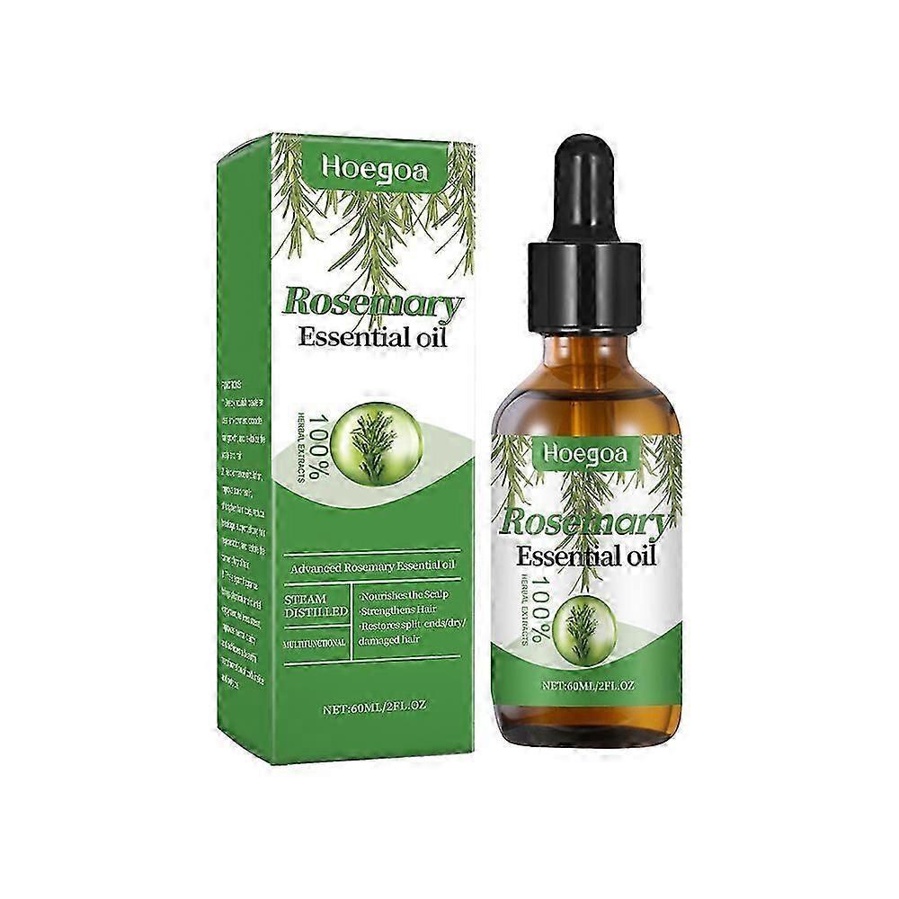 1-3X Rosemary Hair Growth Oil Anti-frizz Dandruff Treatment Scalp Damaged Nourishing Anti Hair Loss Serum Pure Rosemary Essential Oil fiuling