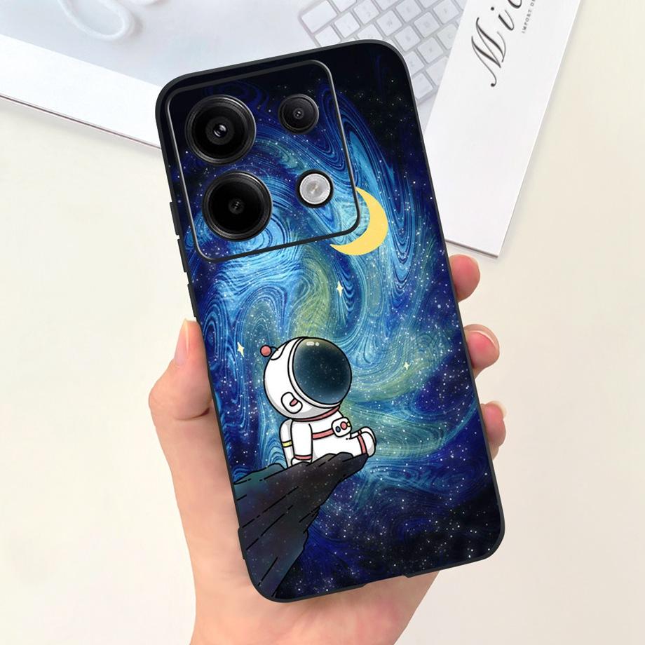 For Xiaomi Redmi Note 13 Pro 5G Phone Case Cow Print Checkered Pattern Soft Liquid Silicone Funda For Redmi Note 13 4G Pro+ Plus