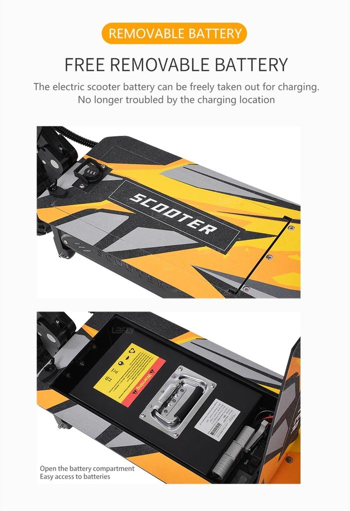 EU Stock 2025New AB2 Electric Scooter 6000w Motor 60v 40AH Removable Battery Fast 85-90km/h 11inch Adult Electric Scooter