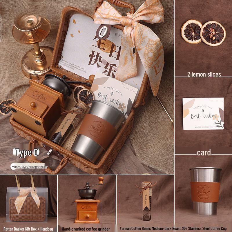 Luxus Kaffeemaschine Geschenkbox für beste Freunde - Aromatherapie & Kreatives Design